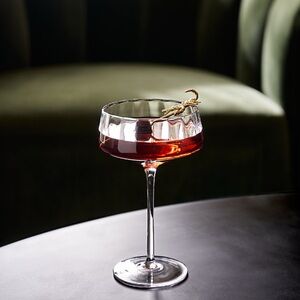 New! CB2 Modern Coupe Glass , Set of 4